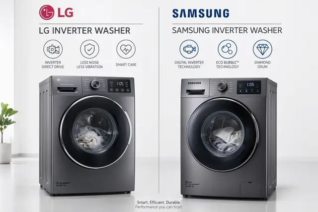 LG and Samsung inverter washing machine service